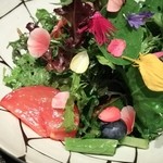 神保町 傳 - （2015/6  再訪）定番のサラダ。
