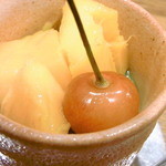 いし川 - 宮崎のマンゴー太陽のたまごの下には抹茶アイス☆♪