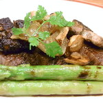 いし川 - 100gくらいかな？　玉葱とガーリックチップがON☆♪