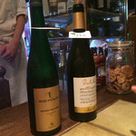 コリス - グラスの白  ラベルがおしゃれ〜