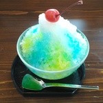 えち鉄カフェ勝山駅 - 「えちてつかき氷」500円