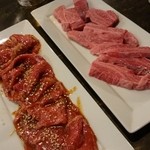 焼肉 龍 - 漬込カルビ＆特選ロース（各2人前）