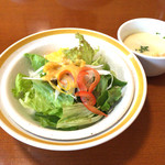 Mimasakanishiawakurasonshokudou - サラダ