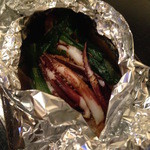 なべ鉄 - イカの肝焼き？？