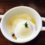 温泉卵クリームのせ