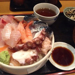 秋葉原旨い魚と焼酎.地酒 美味研鑽 TETSU - 極上刺身丼