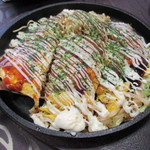 関西食堂 - 広島焼（ぶた・そば入）！(2015,06/20)
