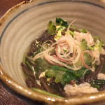 岩中豚とゴーヤの煮びたし