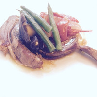 LA TERRE - 肉：仔牛のバラの煮込み　ラタトゥイユと共に
