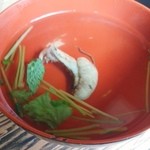 魚信 - 鰻重の肝吸い