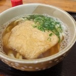 根っ子食堂 - 2015年1月　きつねうどん【350円】あげがめっちゃうまい。ナニコレ～