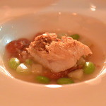 THE SODOH HIGASHIYAMA KYOTO - 2015/06 Finest　￥9,000  甘鯛の鱗揚げ　スープ仕立て