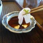 魚菜料理 縄屋 - この白イカの繊細さが