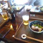 魚菜料理 縄屋 - お造りは甘カレイと白イカ