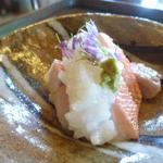 魚菜料理 縄屋 - こなれ寿司は発酵していない寿司飯をおかゆ状態した物