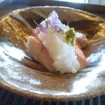 魚菜料理 縄屋 - こなれ寿司（発酵していない寿司飯をおかゆ状態した物）