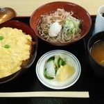 福彩り食堂　のむら屋 - 「玉子カツ丼セット」1050円