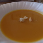 ステーキレストラン パポイヤ - スープは濃厚です