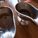 ステーキレストラン パポイヤ - ２種類のソース