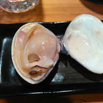 政寿司 - 焼き蛤。身がブリブリ。