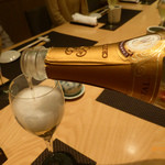 築地すし好 JIN仁 - 大好きなシャンパン「クリスタル」