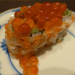 築地すし好 JIN仁 - 親子巻き（いくら、鮭、とびっこ）