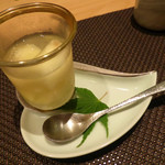 築地すし好 JIN仁 - 桃のコンポート