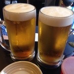 Sumibi Kushi Yaki Shuka Tatsukichi - 特大ビール