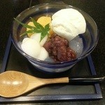 ティールームたかはし - クリームあんみつ