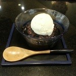 ティールームたかはし - コーヒーゼリー金時