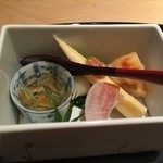 鮨 田なべ - 前菜