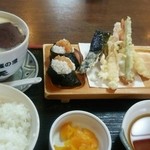 天麩羅の里　天 - ドテカ茶碗蒸しのよろのんで定食  ・995円