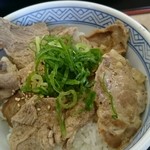 Yoshinoya - ねぎ塩ロース豚丼(並)