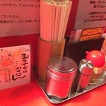 末廣ラーメン本舗 - 卓上