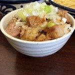 つけめん 玉 - 201506  玉  ★つけめん（中盛無料・800円）肉飯（250円）★肉飯