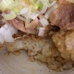 つけめん 玉 - 201506  玉  ★つけめん（中盛無料・800円）肉飯（250円）★肉飯