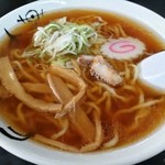 食堂 はせ川 - 醤油 かけらーめん 550円