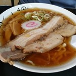 食堂 はせ川 - １本乗せ 150円増し（醤油）