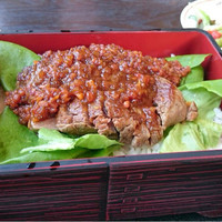 日本料理 雲海 - ステーキ重セット
