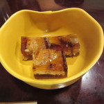 五代目 野田岩 銀座 - お通し　煮凝り　650円