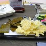 善すし　젠스시 - コンブの揚げ物とお焦げ