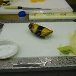 善すし　젠스시 - 大きな蒸アワビ