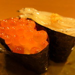 鮨辰巳 - いくらと白魚