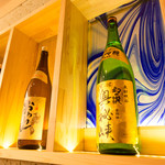 We have a wide selection of famous sake from Toyama.