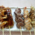 花みずき - 焼き鳥（シロ・つくね・カシラ・もも・皮）