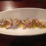 ラボラトリバーアンドレストラン - 真鯵のカルパッチョ