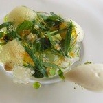 エスキス - パイナップル/バナナ/オレンジ/キュウイ/レモンソルベ〜ハーブとタピオカ入り〜