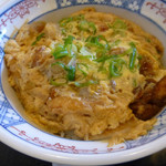 天霧 - 唐揚げ親子丼セット（2015.06　第一回投稿）