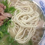 元祖長浜屋 - 麺はこんな感じ