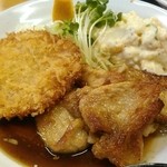 Ichiba No Shokudou - しょうが焼きに、ハムカツ。